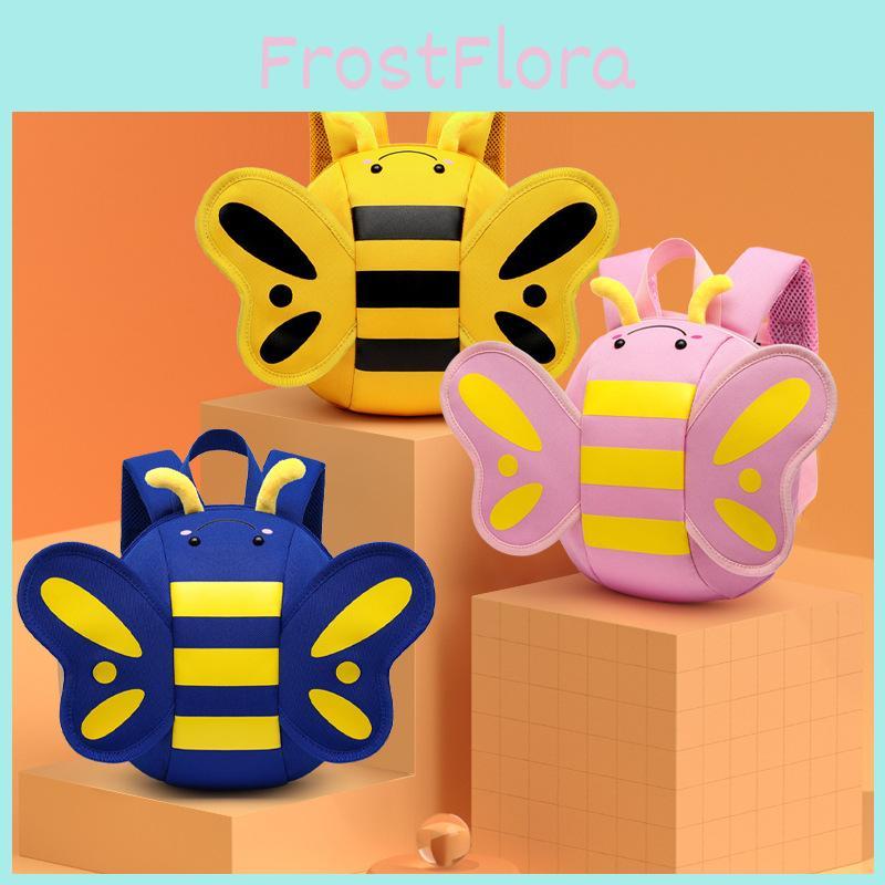 Adorable Cartoon Bee Toddler Backpack For Boys And Girls With Breathable And Waterproof Nylon Material