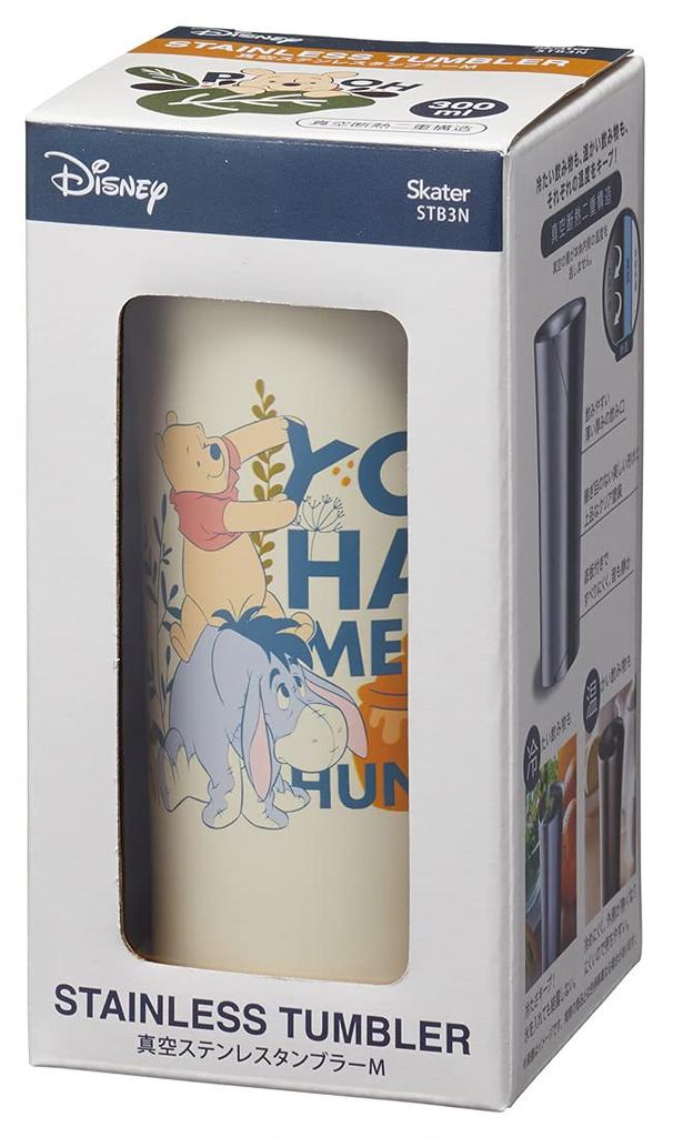 Skater Stainless Steel Winnie the Pooh Planted Disney STB3N Tumbler, 300ml, Design,