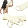 Peeling-Körperwäscher - Weiches Waschlappen für die Entfernung abgestorbener Haut & Trockenbürsten | Langer Badeschwamm mit Band für Dusche & Spa