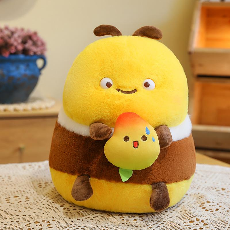 Toy Bee Stuffed Clown Mango Shark Vegetable Decoration Doll Pillow Gift Children