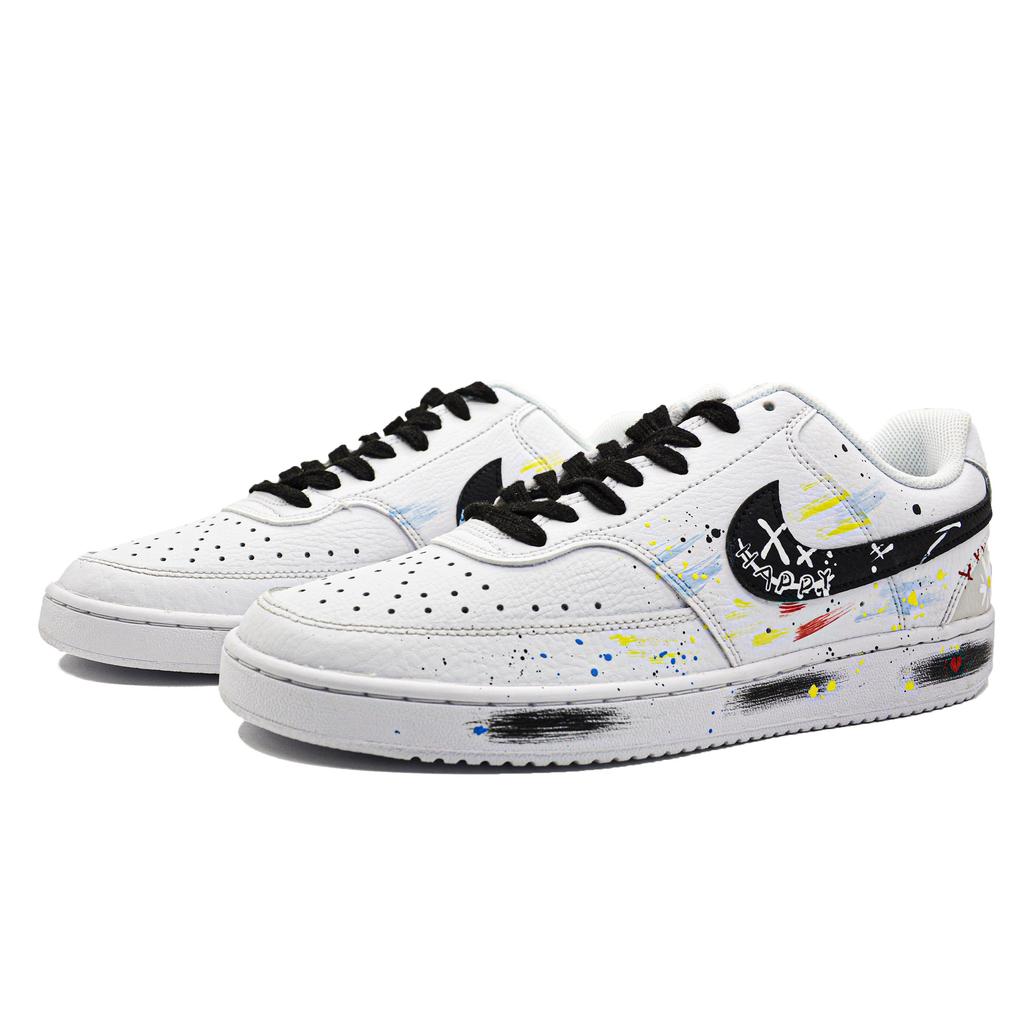 Nike Court Vision Low top Skateboardové boty Pánské Bílé Černé DH2987-101(Tým28-)