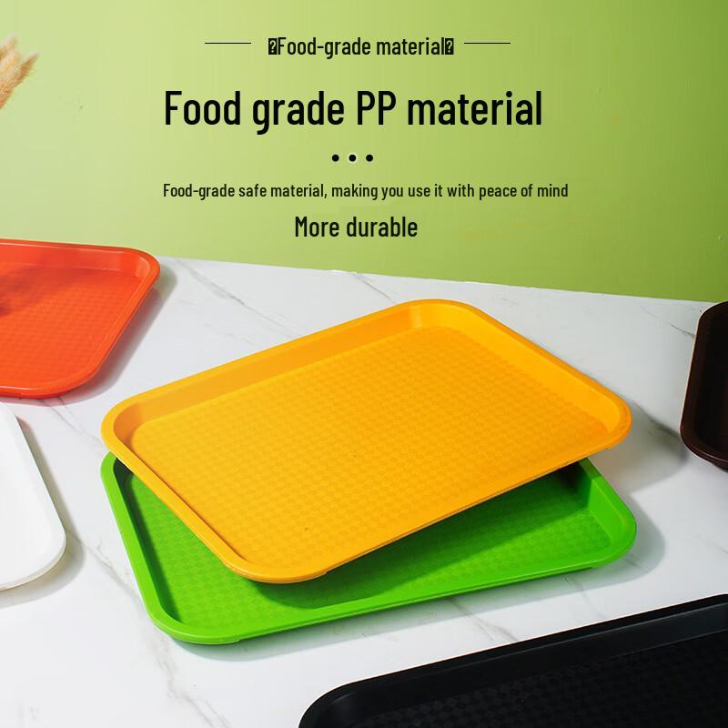 LISM Rectangular Plastic Serving Tray
