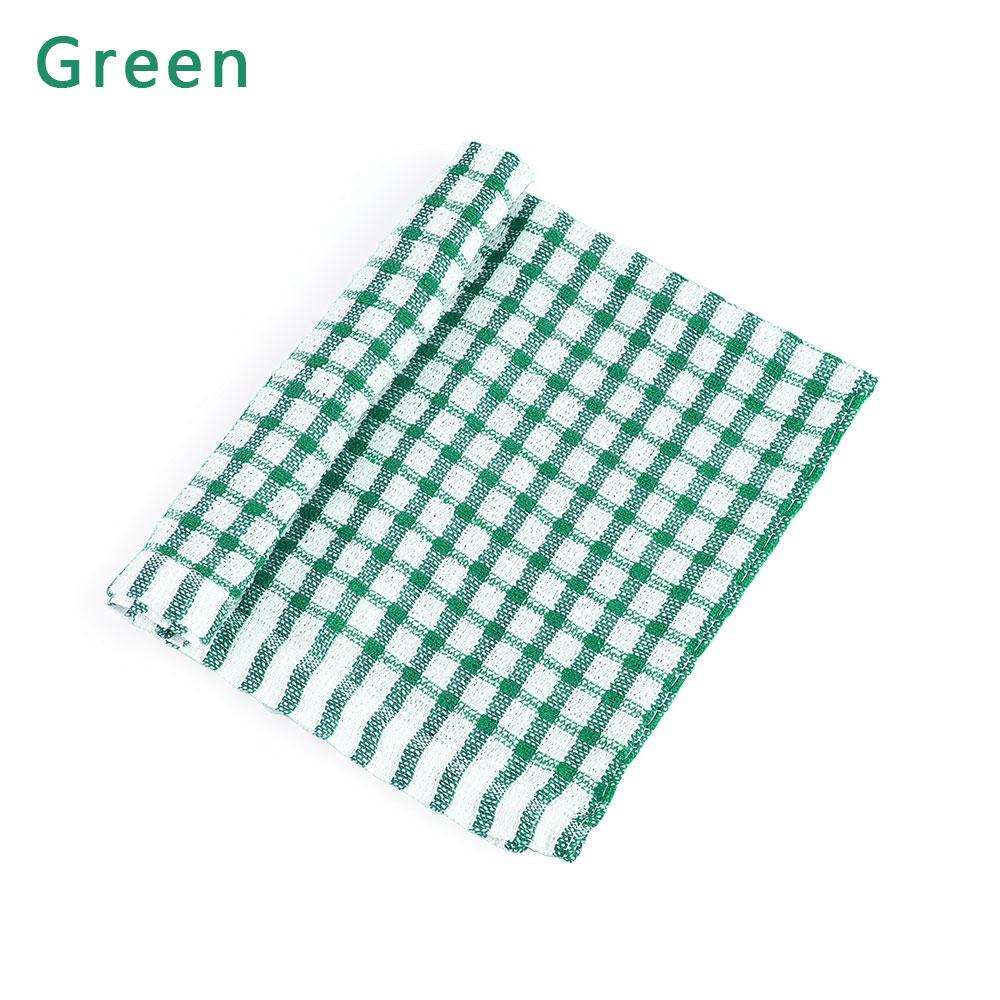 Soft Tea Towels Terry Cotton Kitchen Dish Cloths Clean Microfibre Absorbent Non-stick Cleaning Clothes Kitchen Tool