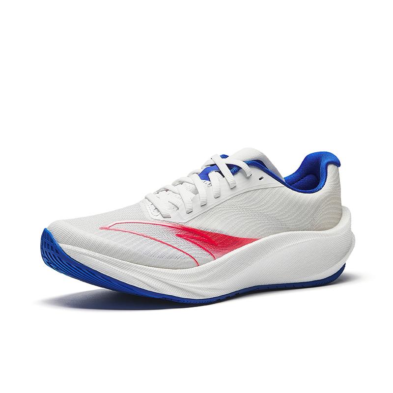 New Anta Slip Resistant Breathable Low Top Casual Running Shoes Men's White Blue Red 912525590-1
