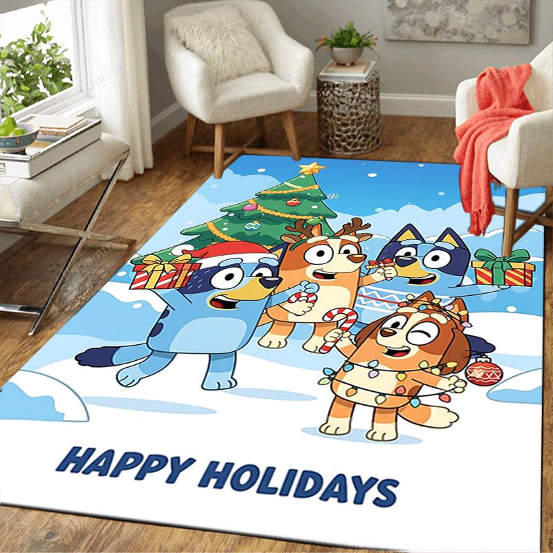 1Pc Christmas Friends Celebration Rug Office Carpet Indoor Outdoor Doormat Nonslip Soft Living Room Christmas Halloween Gift D92213
