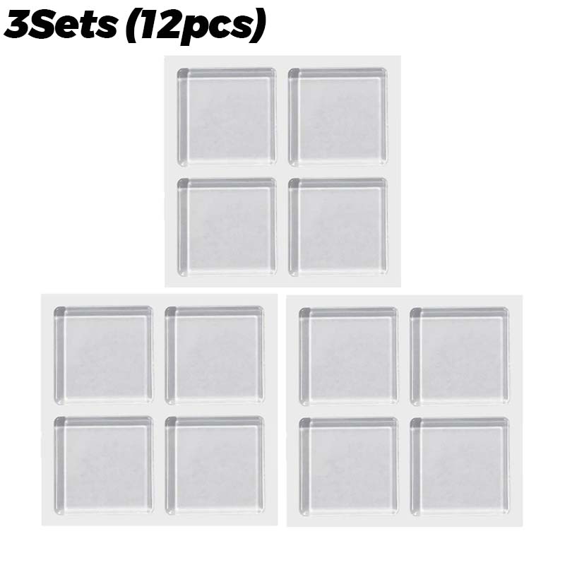Anti Vibration Shock Absorbing Pads Table Sofa Bed Anti-Slip Fixing Mats Floor Protection Furniture Self Adhesive Mute Mat