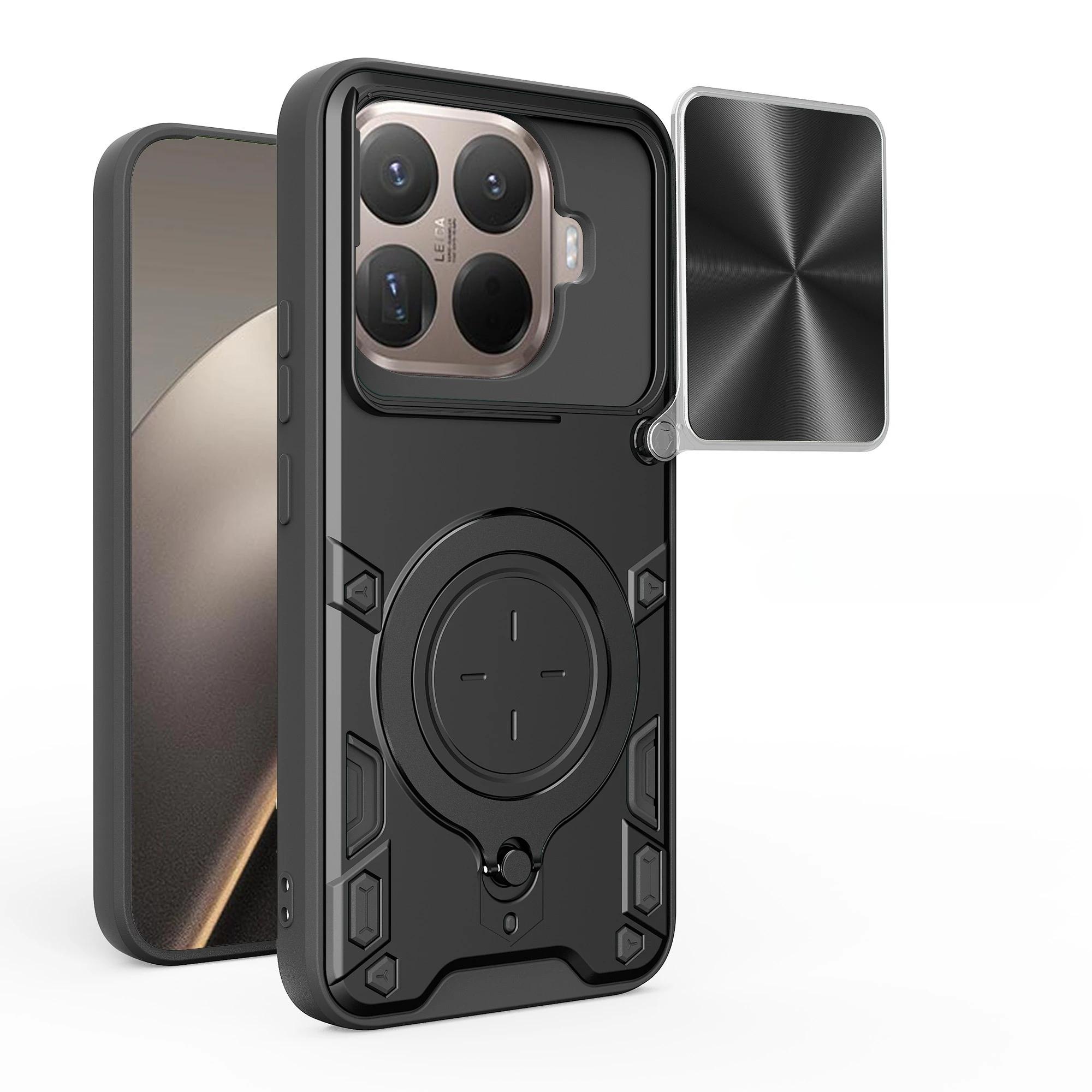 

Защитный чехол с подставкой для Xiaomi 15T Pro 5G 14T 12T 11T 13T Pro Mi15t Xiaomi15t Xiao Mi 15t Xiaomi 13T Pro чёрный