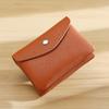 Genuine Leather Double Layer Coin Purse & ID Card Holder with Zipper