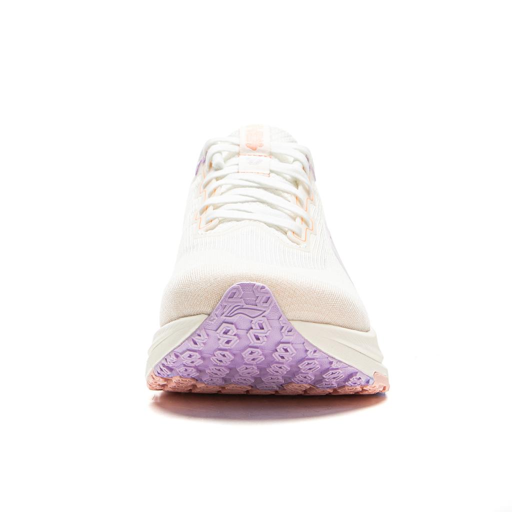Li Ning Red Rabbit 8 Test Exam Cushioning Speed Marathon Training Professional Running Shoes Women Running Shoes Off-White Frosted-Pink ARPV004-19