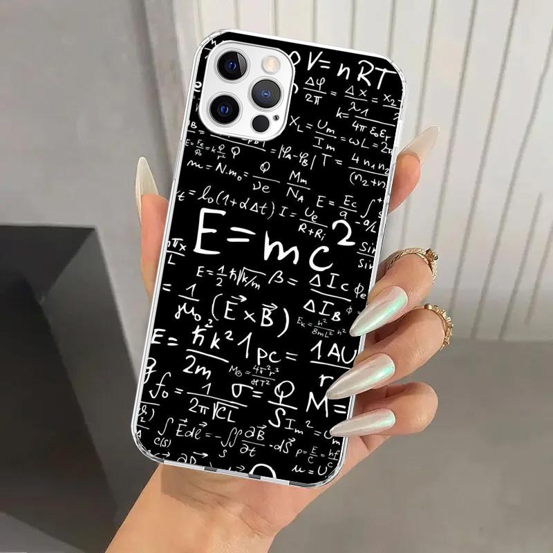 Physics Chemical Mathematics Phone Case for Iphone 17 Air 16 15 Plus 14 13 Mini 12 11 Pro Max 16E 7 8 SE 2020 Soft Funda Print S
