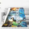 Palworld Spieleliebhaber Decke Tragbare Flanell Sofa Überwurfdecke für Zuhause Schlafzimmer Outdoor Decken Tagesdecke Steppdecke