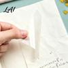 Clear Adhesive Notepads 2PCS Transparent Sticky Notepads Waterproof Memo Pads Smooth Writing Reusable Memos Strong Repositionable Strips for Office