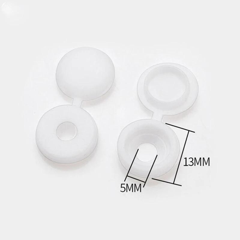 100 pcs/lot Screw Colorful Plastic Decorative Covers Universal Car Furniture Self-tapping Screw Cap Decor Cover Auto Accessories