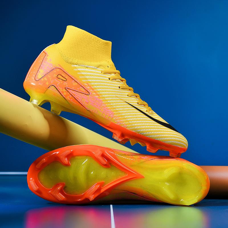 Spike Football Shoes Youth Students Grass Professional Game Training Football Shoes Shattered Nails Lightweight Football Shoes