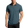 Summer New Men's Casual POLO Shirt Stylish Striped Lapel Soft Breathable Short-sleeved Top