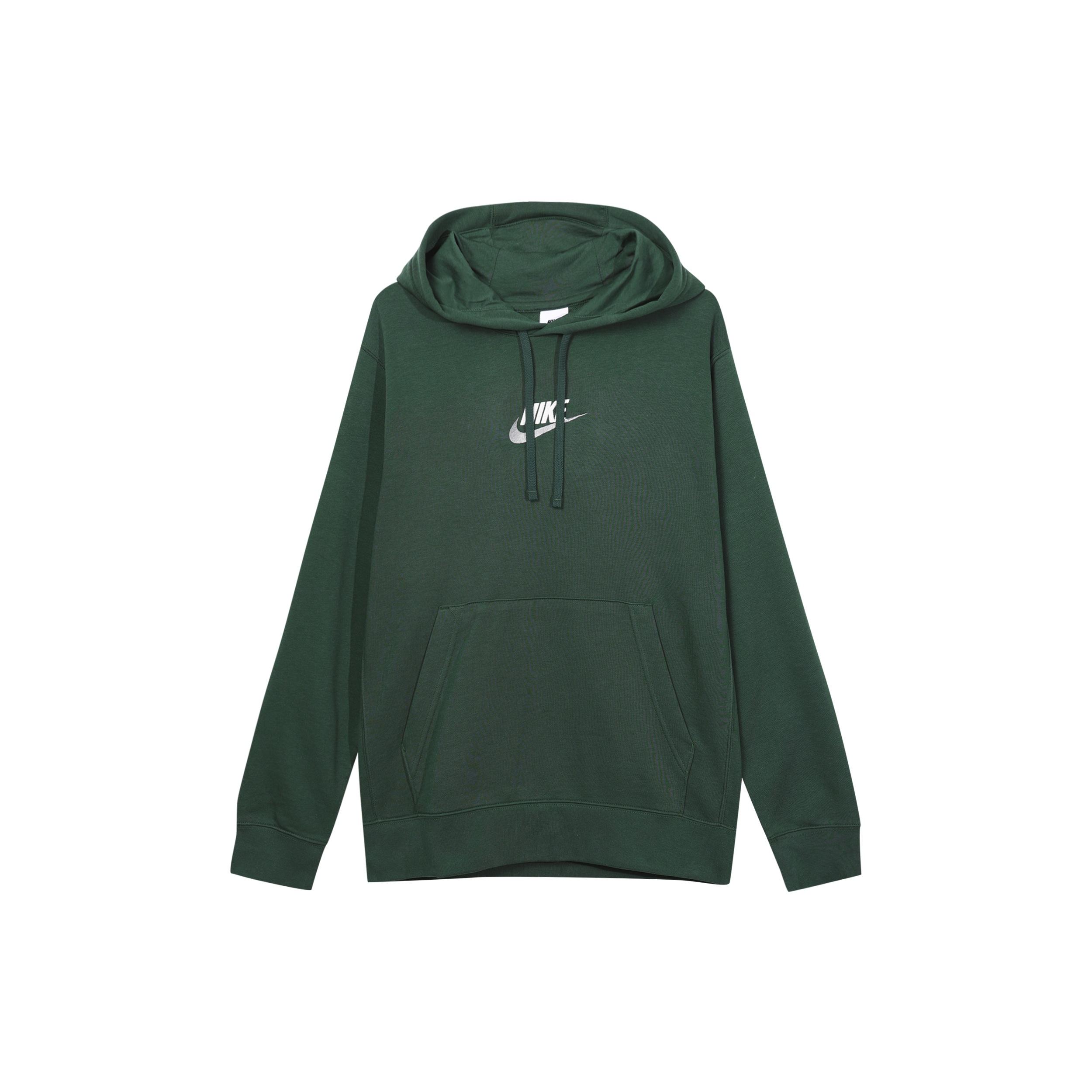 Nike Club French Terry Hoodie Fir Green Men s FB7789-323 M