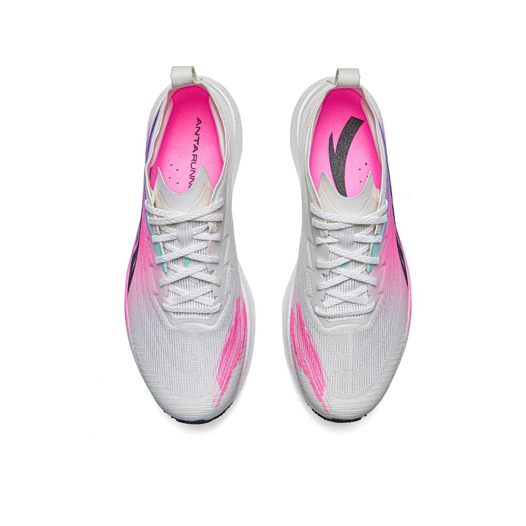 Anta Speed 2 Summer Competition Training Shoes Men Sneakers Paper-White Digital-Pink Fluorescent-Grape-Purple 912635570-3