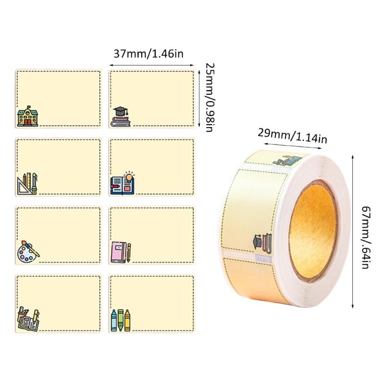 350 szt. Urocze etykiety imienne Naklejki identyfikacyjne Samoprzylepne etykiety imienne Naklejki Etykiety na odzież do żłobka i szkoły