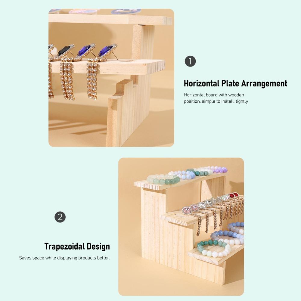 3 Tier 3 Tier Display Shelf Multifunctional Dessert Display Stand  Cabinet Storage