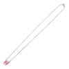 Excellent HERMES Necklace Mini Pop H Pendant Pendant Pink Silver Women Used