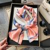 Satin high-end tied hair long silk scarf headband elegant and simple versatile hair band headband streamer hair accessories women's tied bag