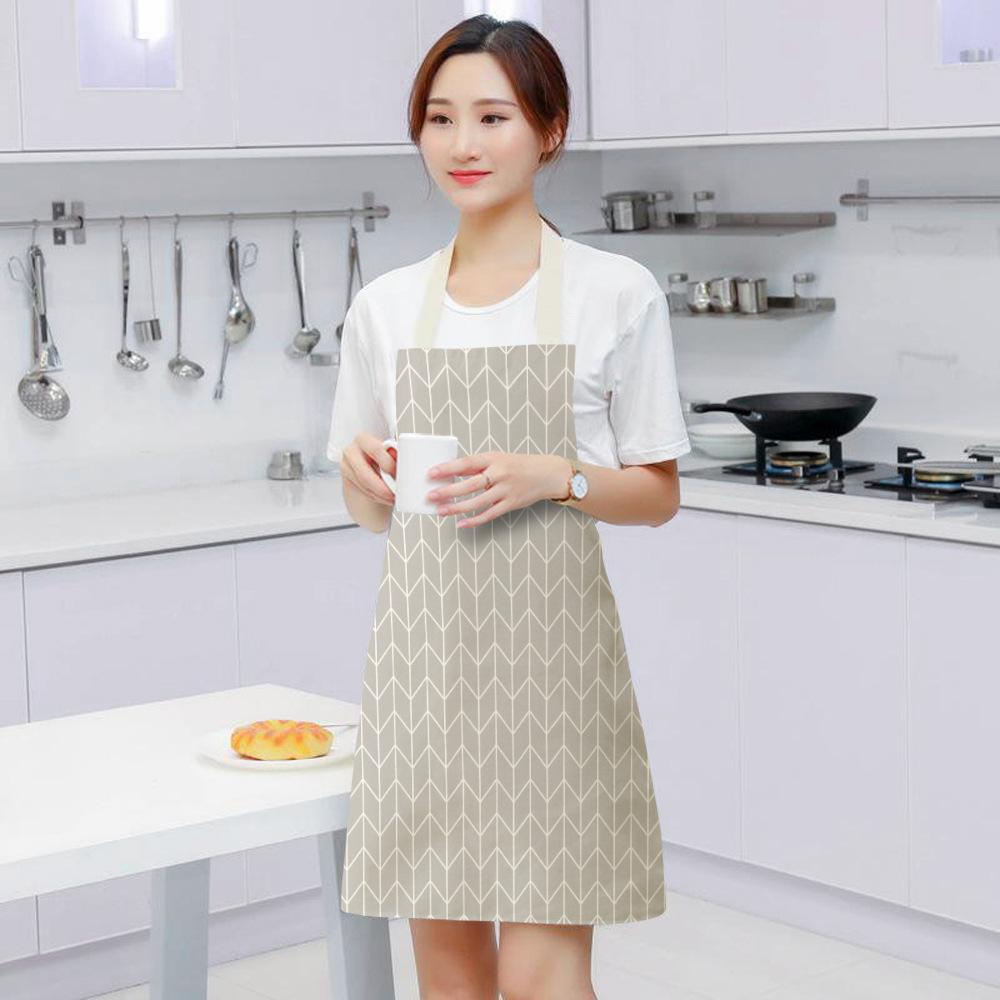 Parent-child Apron Mother and Daughter Home Kitchen Female Fashion Korean Version of the Creative Plaid Sleeveless Cute Apron