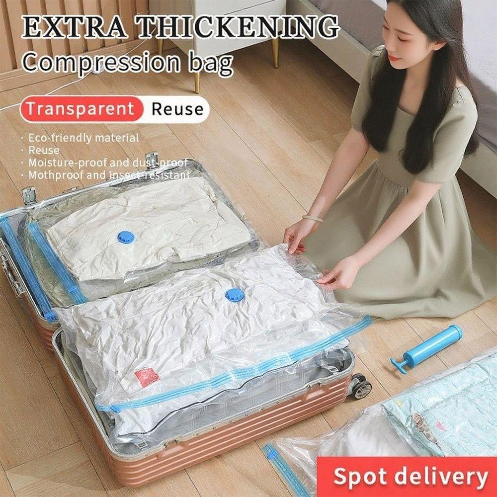 EU/US Plug Electric Vacuum Pump Space-saving Compression Bag Clothes Blankets Storage