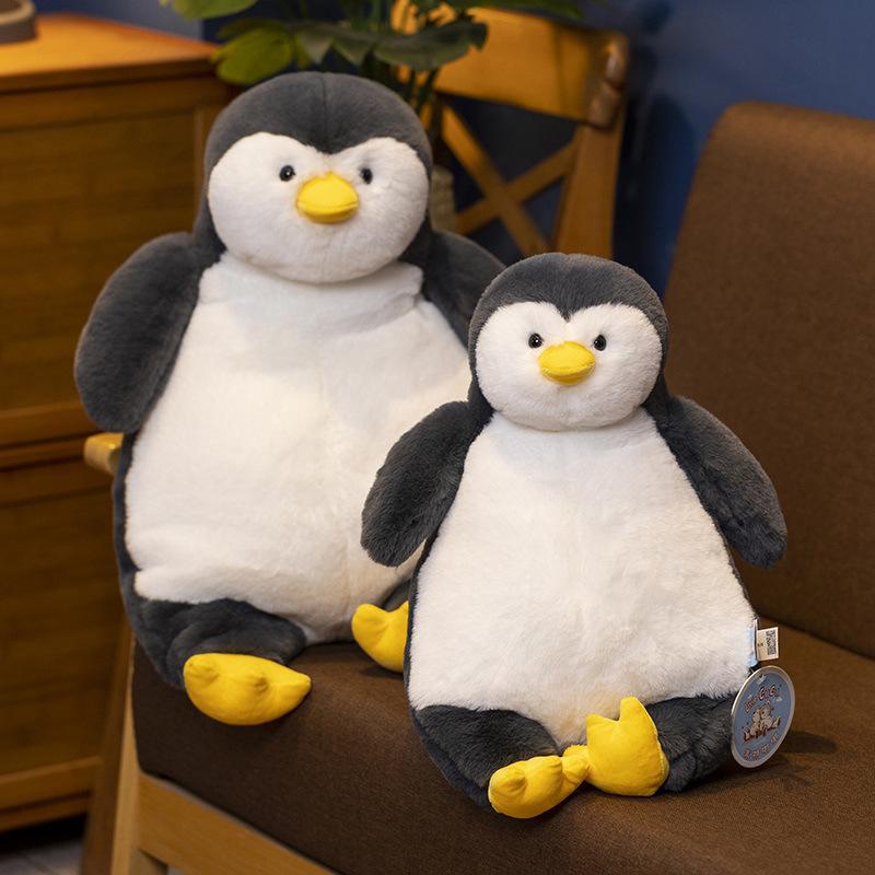 Lazy Penguin Plush Toy Pillow Doll Backrest Cushion Sleeping Companion Gift Girl