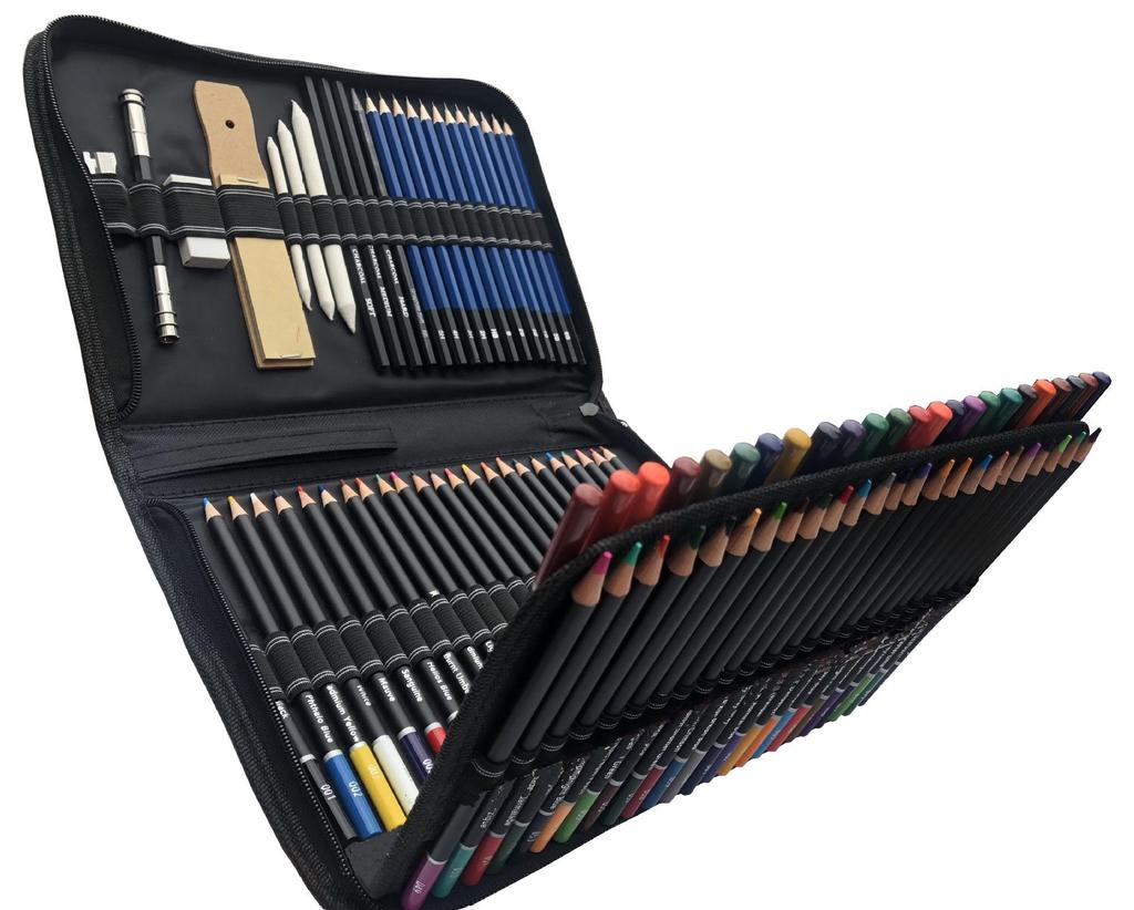 95-Piece Oil-Based Colored Pencil Set for Sketching and Drawing