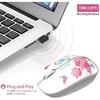 Original M101 Wireless Mouse 2.4G Cute Silent Optical Cartoon Computer Mice With USB Receiver 1600DPI for Laptop Gift