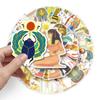 10/50Pcs Ancient Egypt Stickers Pyramid Sphinx Pharaoh Stickers Graffiti Stickers for DIY Luggage Laptop Skateboard Motorcycle Bicycle Stickers