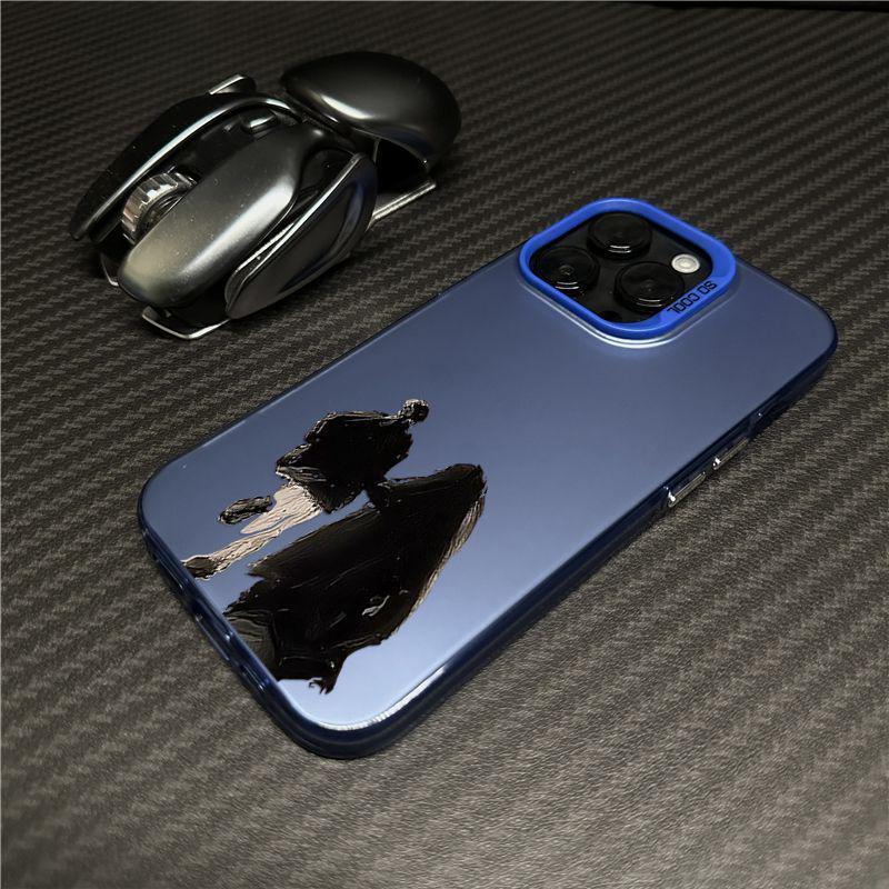 iPhone 15 Plus Silver Couple Art Hand-in-Hand Case with XSXR Warranty
