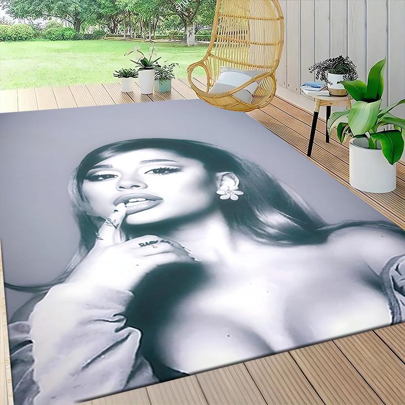 Elegant Fashion Portrait Carpet Rug Soft Washable Antislip Home Living Room Sofa Mats Personalized Christmas Rug