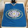 LUFC Soccer Blanket, High Quality Comfortable for All Seasons, Home Decor, Warmth and Comfort