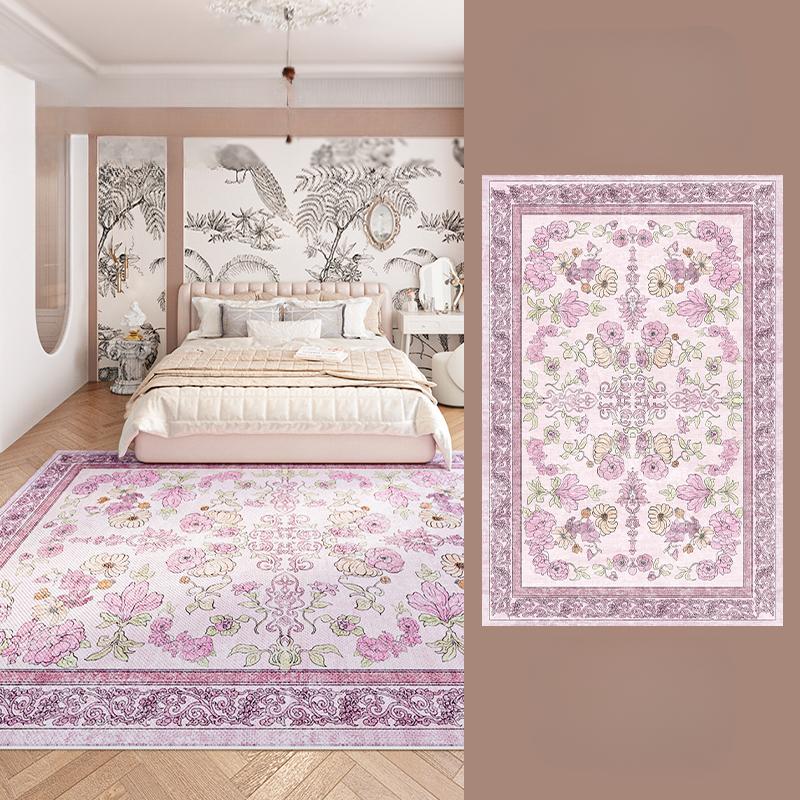 Bohemian Style Carpets for Living Room Large Area Bedroom Decor Purple Carpet Thick Plush Lounge Floor Mat Fluffy Soft Study Rug