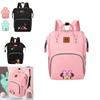 Mummy Mickey Mouse Diaper Nappy Bag Large Capacity Waterproof Backpack For Traveling With Baby