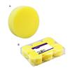1Pc/12Pcs Waxing Sponge Porous Effortless High Density Super Soft Hand Tool Car Cleaning Durable Yellow Car Polish Wax Applicator Pad for Car