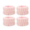 4Pcs Face Wash Hand Wrist Strap Reusable Sweat Band Microfiber Towel Band Flexible Absorbent Wrist Strap Face Wash Wrist