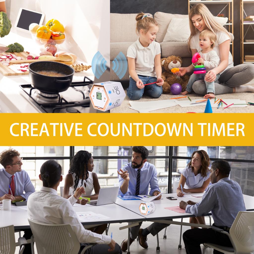 Kitchen Digital Timer Multifunctional Countdown Timer with LED Display for Cooking Study and Exercise Reminders