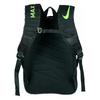 Nike Polyester Backpack Regular Unisex Black/Green Casual BA5374-010
