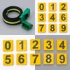 Cow Neck Strap with Identification Plates Woven Nylon for Farmers