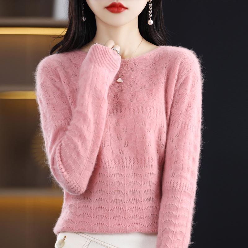 2023 Women's Stylish Loose-Fit Hollow Out Knit Sweater