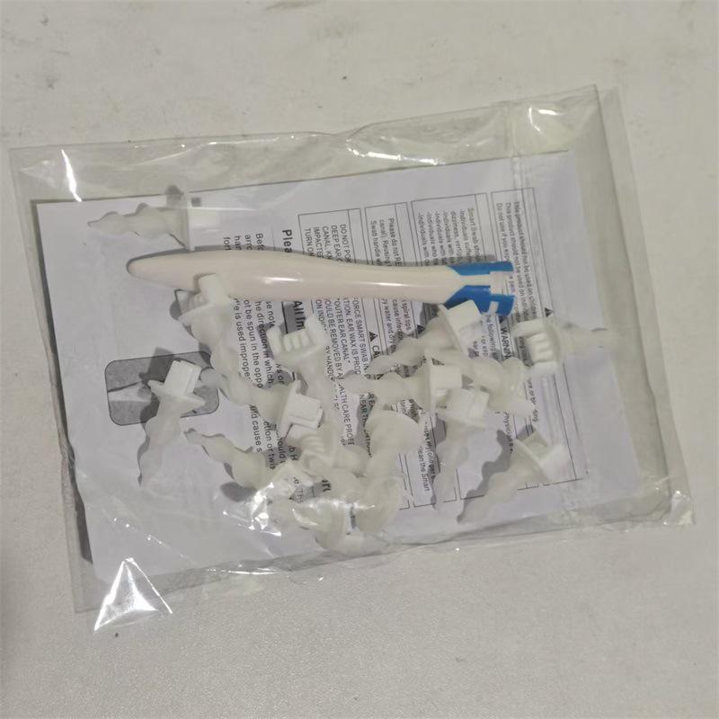 Rotating Silicone Ear Cleaner with 16 Heads for Children and Adults