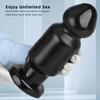 9.5cm Extra Large Black Anal Plug - Giant Stretching Dildo for Fisting, Male Anal Training and Relaxation