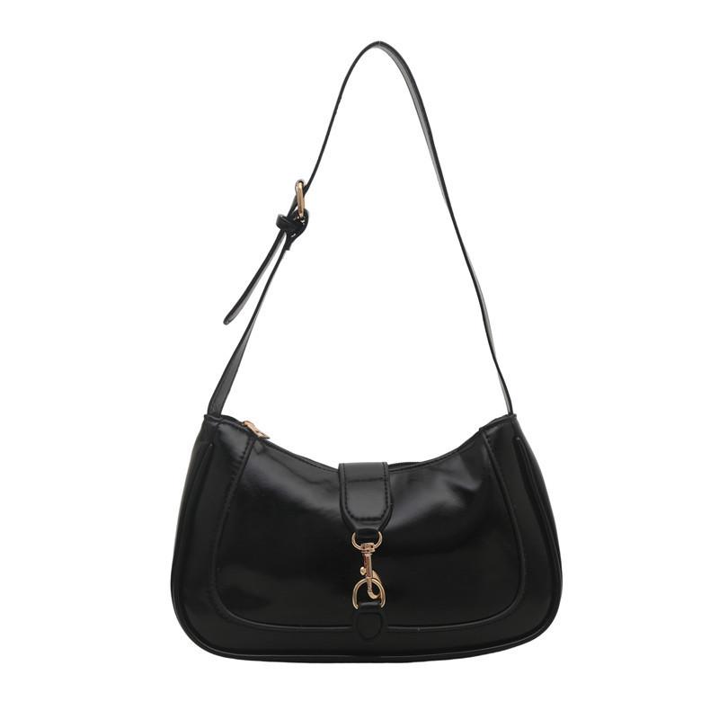 

Mini Solid Color Designer Handbag Zipper Closure Inner Pouch Women Bags Travel