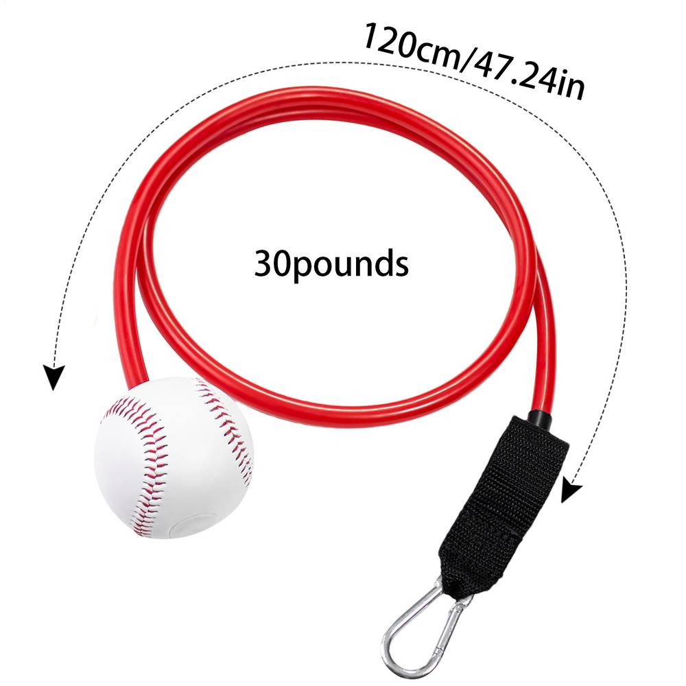 Baseball Resistance Bands Pitching Softball Resistance Bands Elastic Stretching Training Equipment Exercise Swing Trainer For
