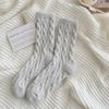 Women Socks Home Twist Mid-Tube Thickened Coral Velvet Floor Socks Sleeping Socks Towel Socks Supersoft