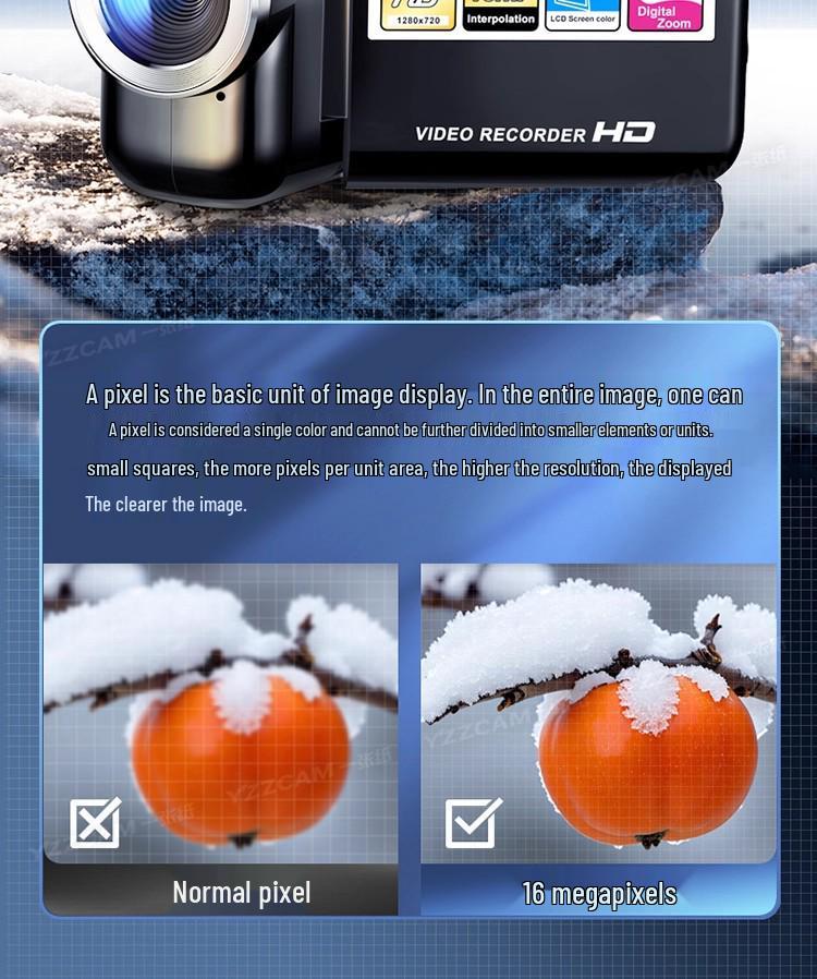 16MP Digitalkamera DV22 für Kinder im Freien - HD-Qualität für junge Fotografen