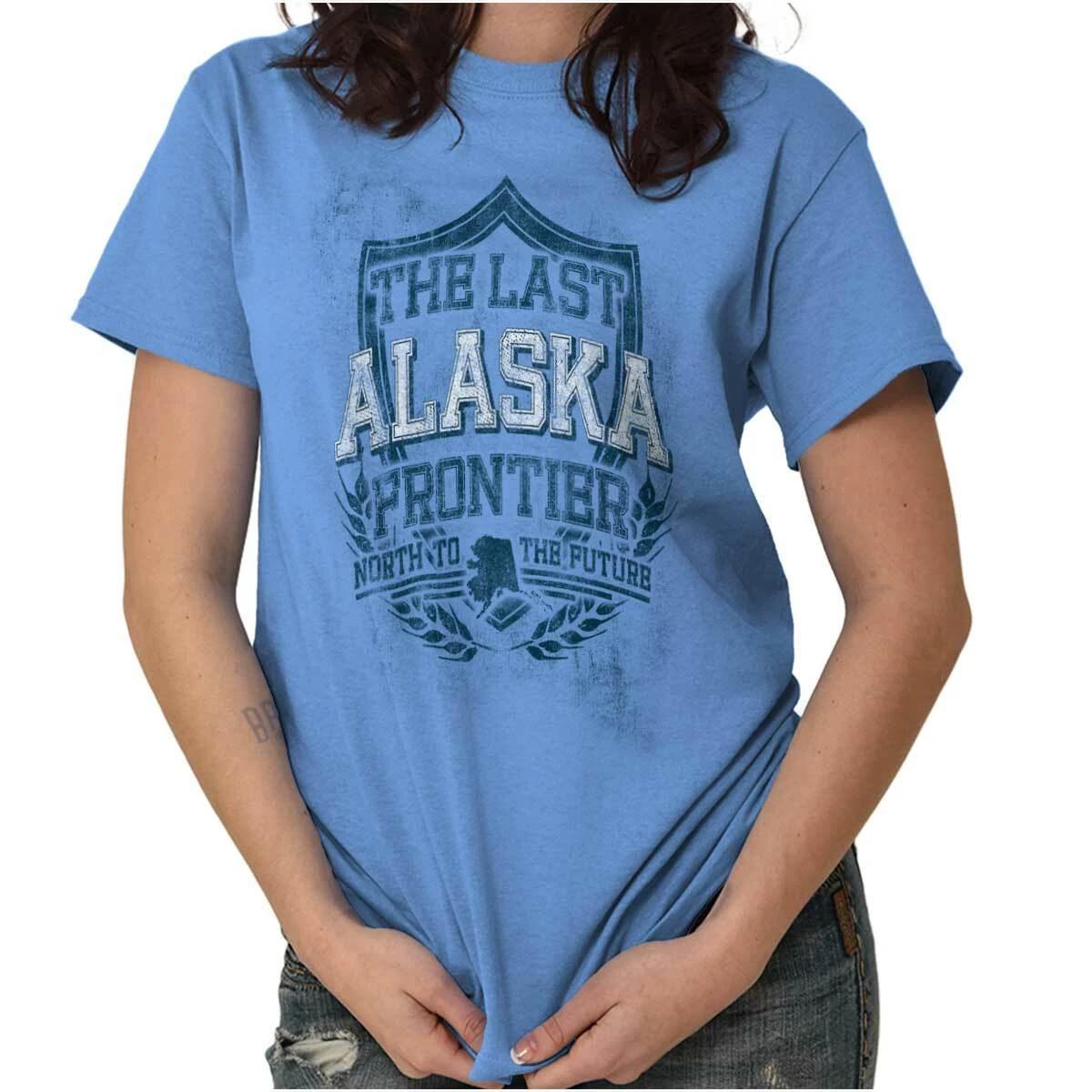 Alaska State Motto Souvenir Tourist Travel Ladies TShirts Tees T For Women XXXL