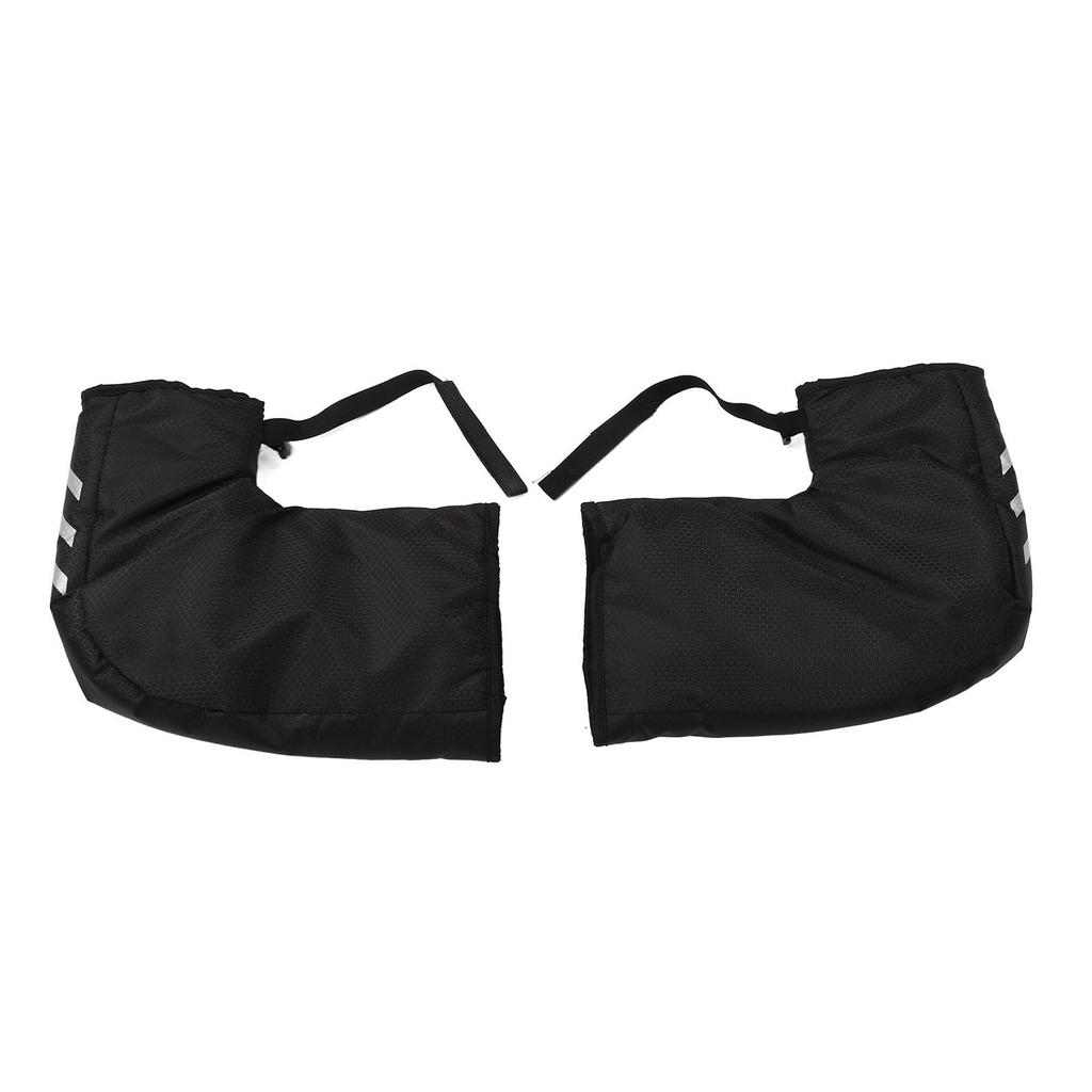 Reflective Bike Handlebar Mittens Autumn Winter Bar Mitts Cold Weather Bicycle Gloves for Mountain Bike Outdoor Night